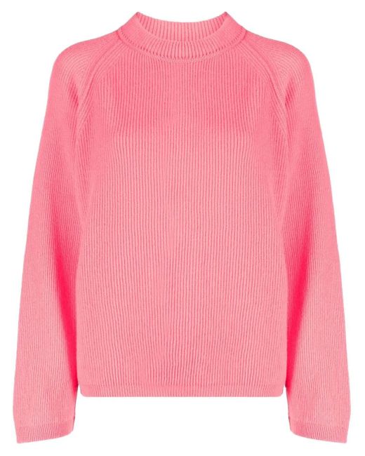 Forte Forte Ribgebreide Trui in het Pink