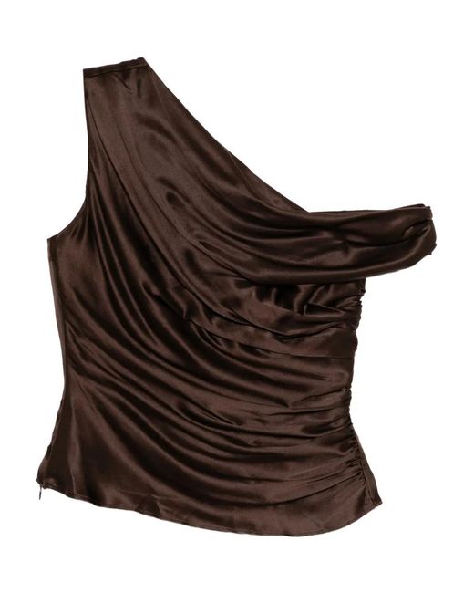 Reformation Brown Hera Top