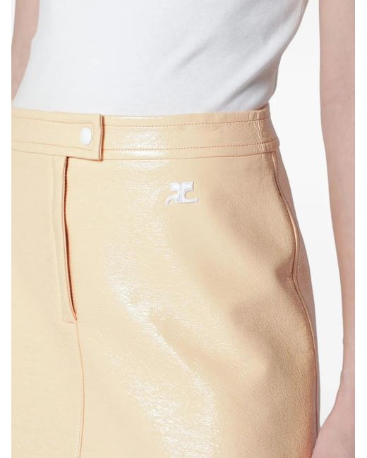 Courreges Natural Vinyle Reedition Skirt
