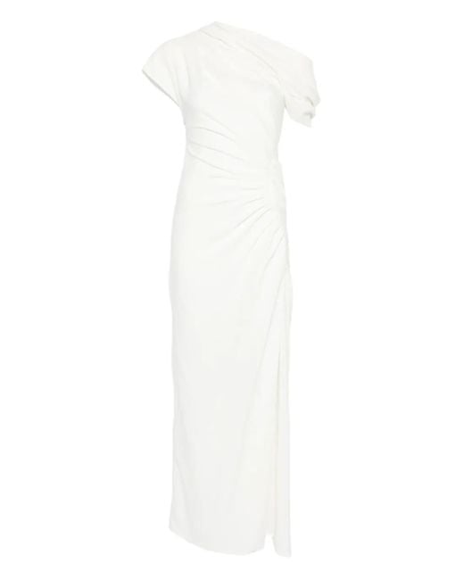 knee length dresses for ladies Reannon Draped Gown - Ivory main image 0