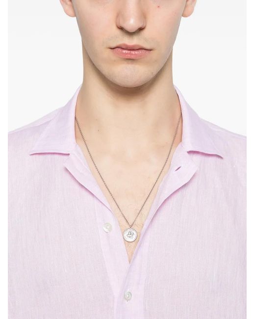 Tagliatore Pink Dustin Long-Sleeve Shirt for men