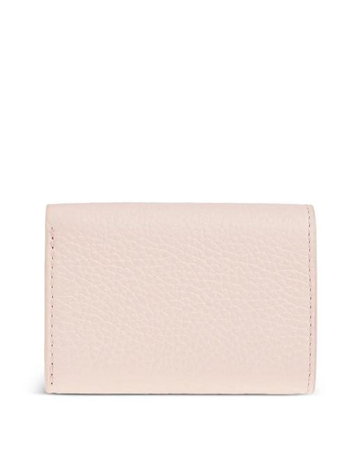 Furla Pink Flap Logo Wallet