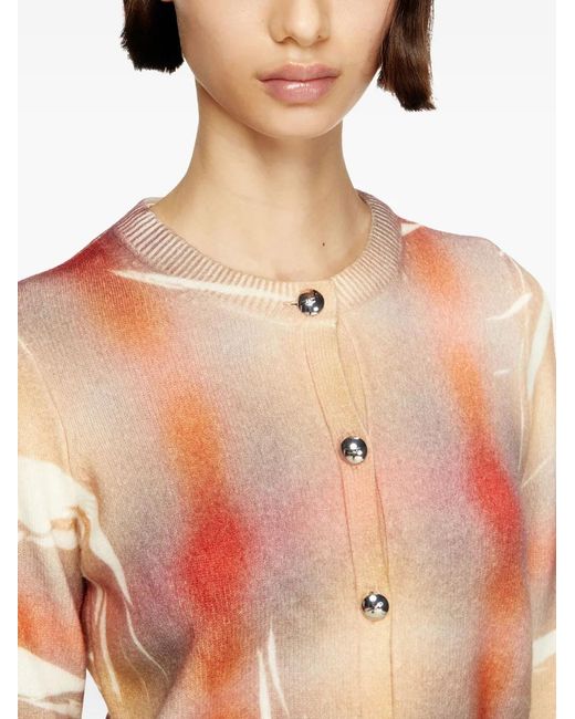 DIESEL White Karierter M-Chloty Cardigan