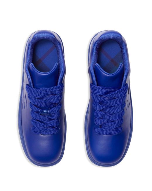 Burberry Box Sneakers aus Leder in Blue für Herren