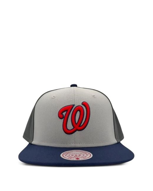 Mitchell & Ness Blue Nationals Embroidered Cap for men