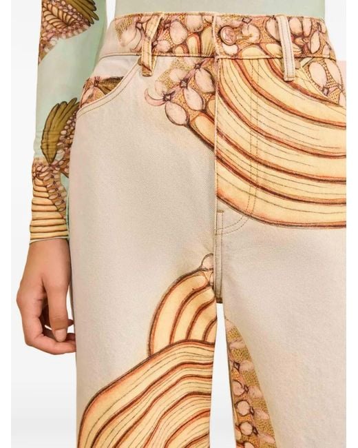Ulla Johnson Metallic Jean Willow À Coupe Ample