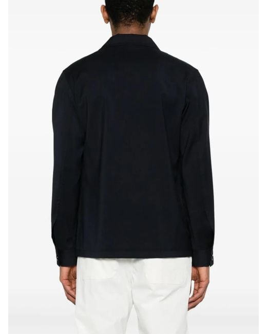 Tagliatore Blue Tempest Shirt for men
