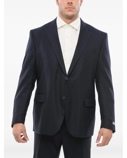 Corneliani Blue Notch-Lapel Blazer for men