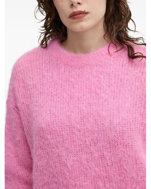 Pull Texturé À Col Rond American Vintage en coloris Pink