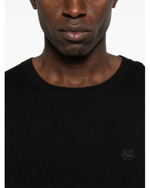 Pull À Logo Brodé Etro pour homme en coloris Black