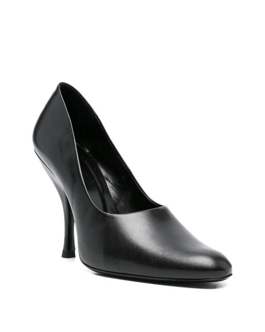 Jude Black Date Leather Pumps