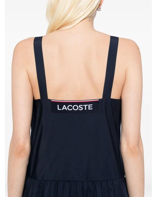 Lacoste Blue Pleated Dress