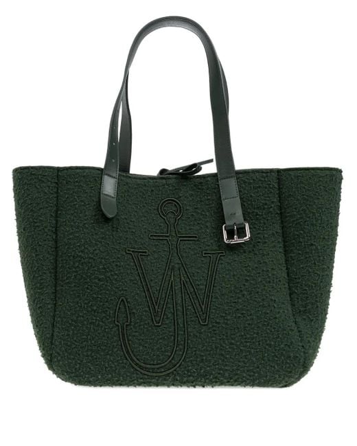 J.W. Anderson Black Shopper mit Logo-Prägung