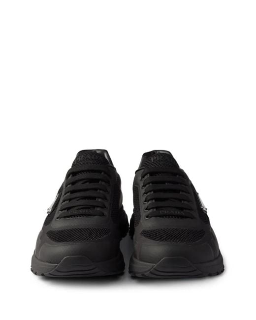 Prada Prax 2.0 Sneakers mit Mesh-Einsatz in Black für Herren