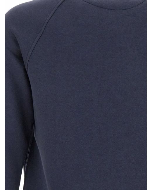 Blauer Blue Logo-Print Raglan-Sleeve Sweater for men