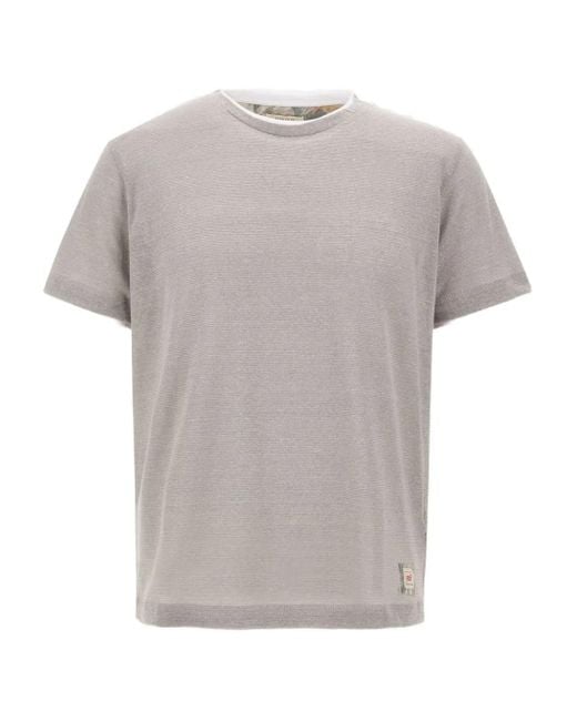 Bob Gray Linen-Cotton Blend T-Shirt for men