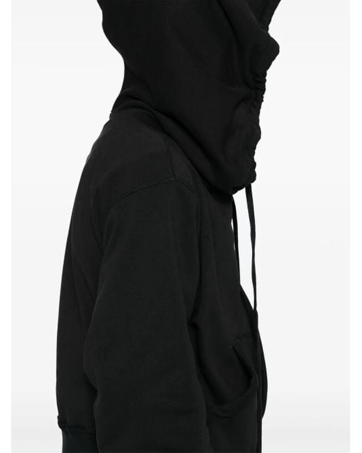 P.L.N. Black Zip-up Hoodie for men