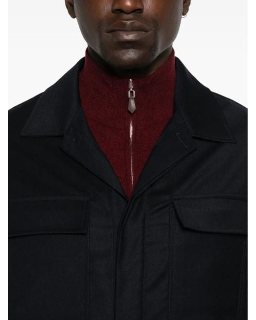 Cruna Bruges Hemdjacke in Black für Herren