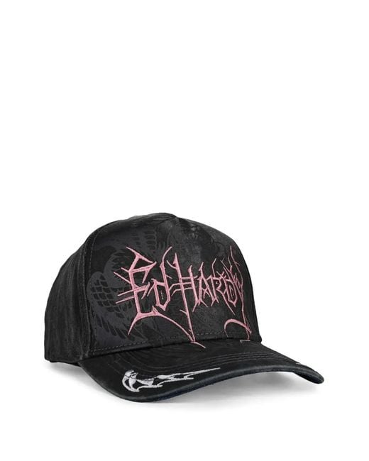 Cappello Da Baseball Cyber Logo di Ed Hardy in Black da Uomo