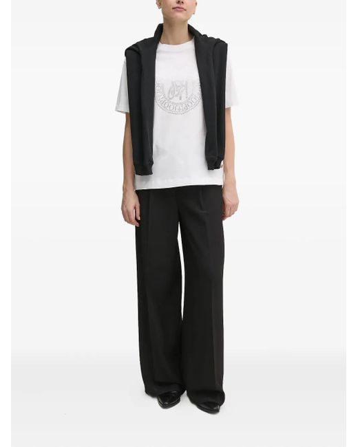 Joop! Black Drawstring Cotton Hoodie
