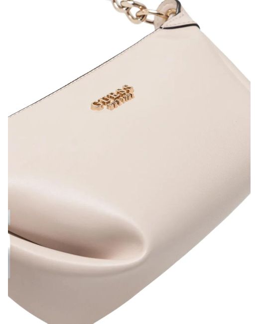 Sac Bandoulière GUESS Eco Evaine Girlfriend – Gris Clair (Stone) – Neuf Avec étiquettes