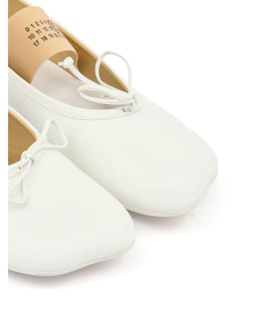 MM6 by Maison Martin Margiela Anatomic フラットシューズ White