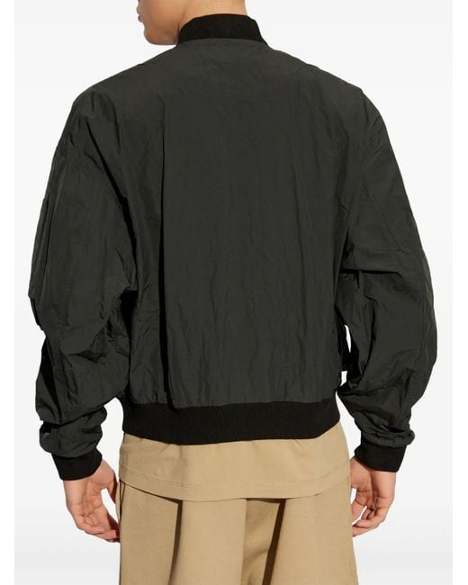 DSquared² Black Logo Bomber Jacket for men