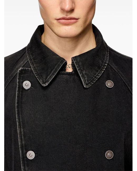 Manteau D-Delirious-D en jean DIESEL pour homme en coloris Black