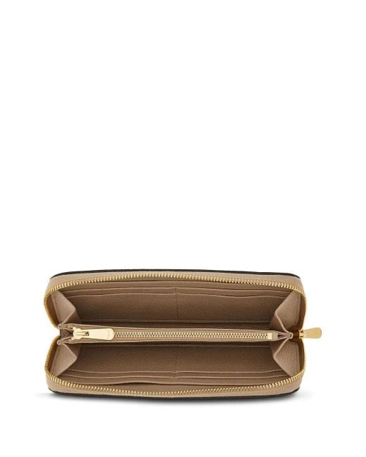 Ferragamo Natural Damen Gancini Geldbörse