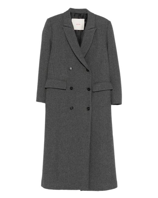 Abrigo con doble botonadura Jucca de color Gray