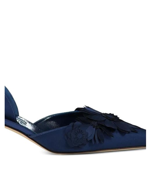 Manolo Blahnik Blue Moislifa Pumps