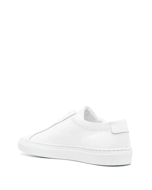 Common Projects White Original Achilles Leather Sneakers