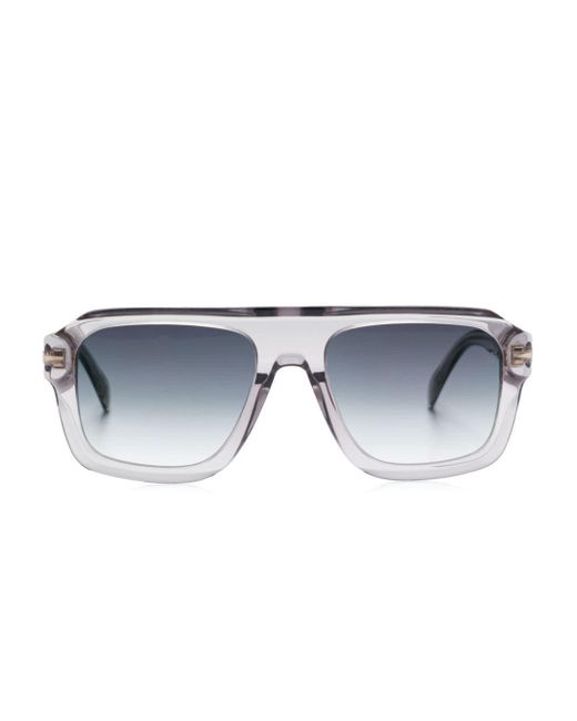 David Beckham TransparentFrame Sunglasses in Blue for Men Lyst UK
