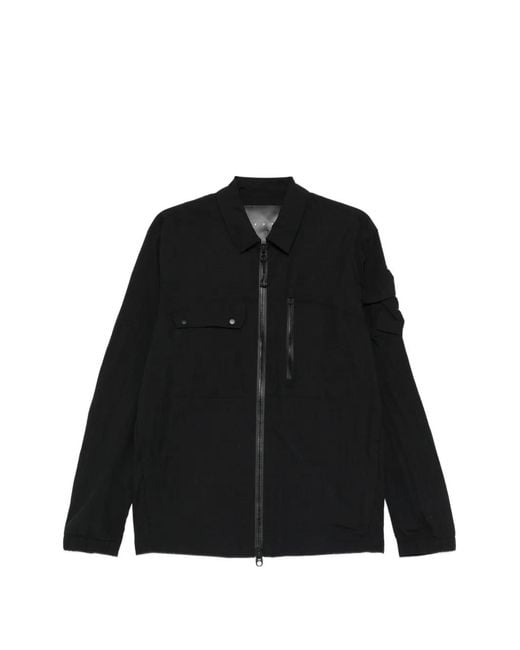 JG1 Black Surchemise À Fermeture Zippée for men