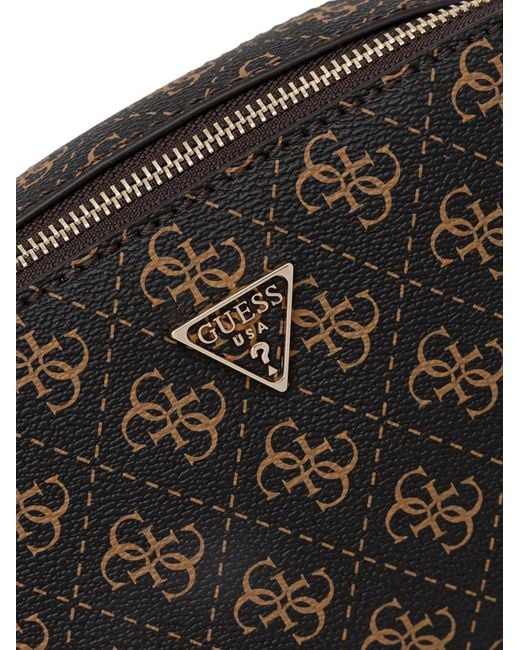 Guess Black Sac À Bandoulière À Motif Monogrammé