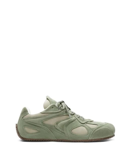 Axel Arigato Green Slow Runner Suede Sneakers for men