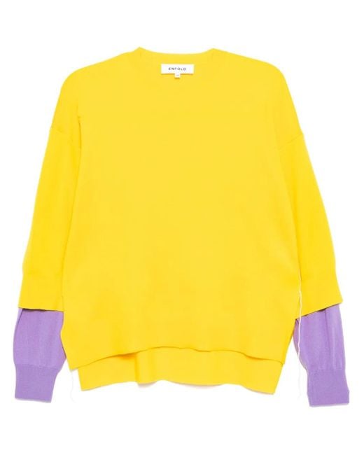 Enfold Yellow Wool Jumper