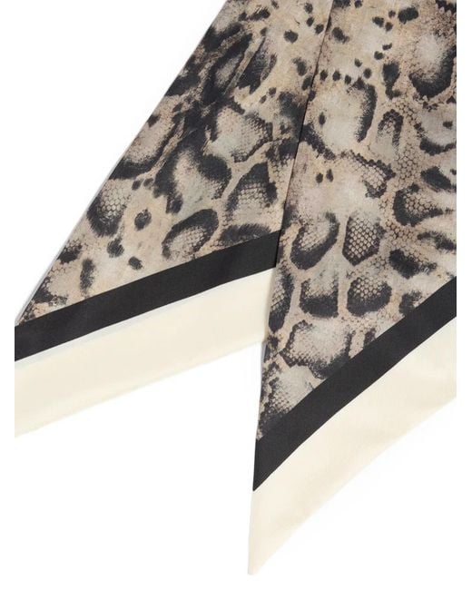 Pinko Brown Nero Animal Print Clothing