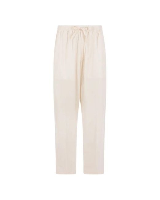 Pantalones Con Cordones Umit Benan de hombre de color White