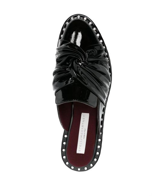 Stella McCartney Black Falabella Twisted Alter-Mat Mules