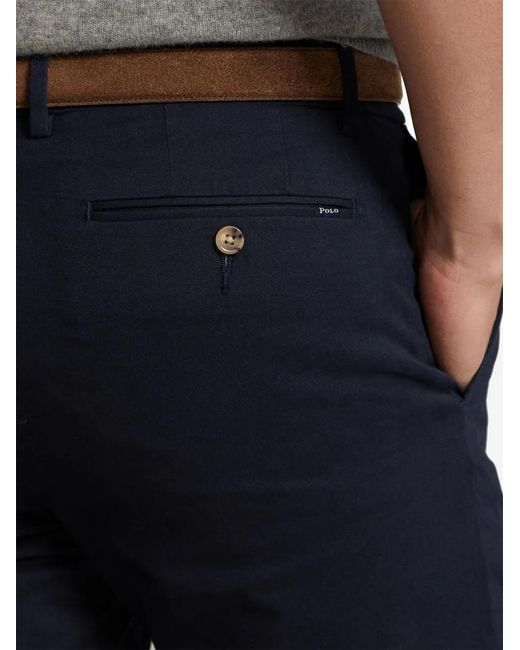 Polo Ralph Lauren Blue Bermuda Shorts In Cotton for men