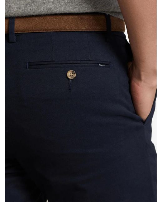 Polo Ralph Lauren Blue Bermuda Shorts In Cotton for men