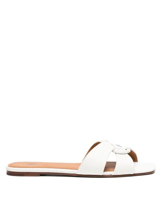 Polo Ralph Lauren レザー サンダル White