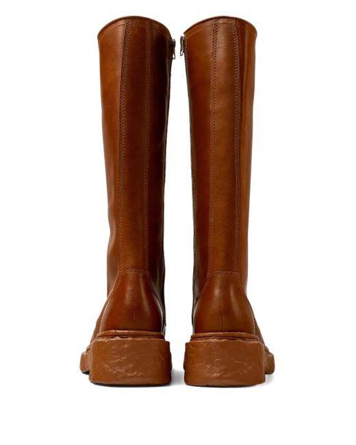 CAMPERLAB Brown Vamonos Lace-Up Leather Boots
