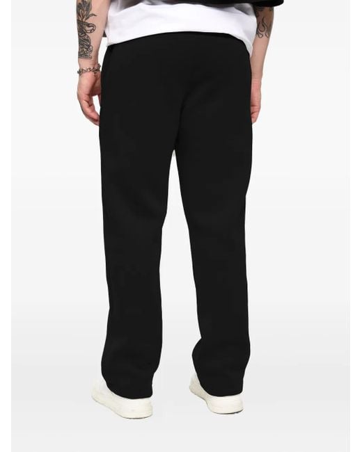 Hamza Black 247 Drawstring Track Pants for men