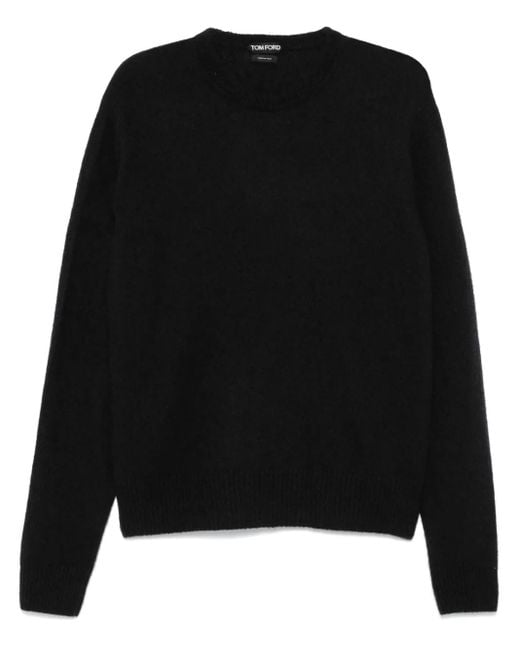 Tom Ford Black Crew-Neck Sweater for men