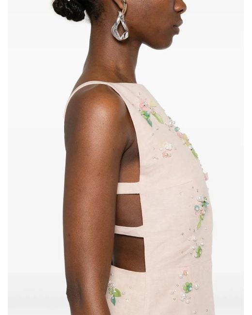 BERNADETTE Natural Kimberly Mini Dress