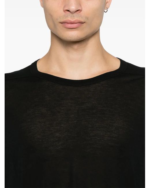 メンズ Rick Owens ショートスリーブ Tシャツ Black