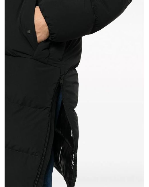Woolrich Black Sierra Supreme Parka Coat for men