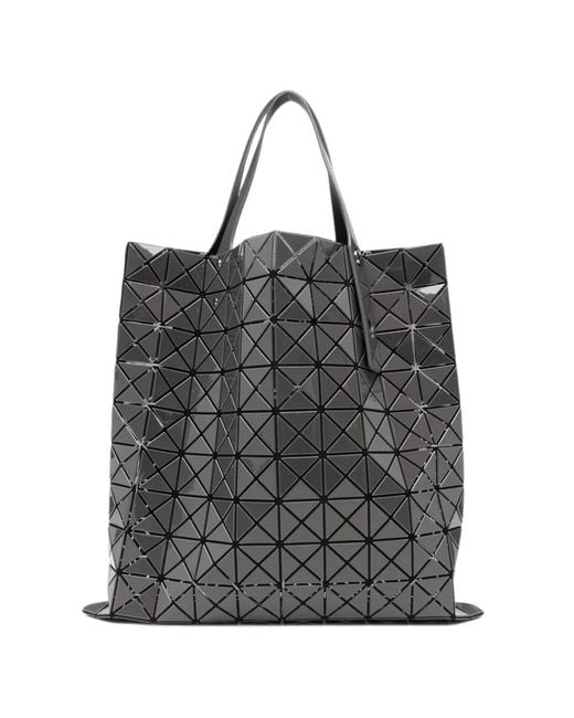 Issey Miyake Black Lucent Geometric Tote Bag
